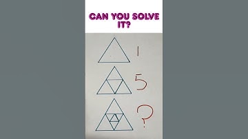 🤯 Count ALL the Triangles! Can YOU Solve This Viral Geometry Puzzle?