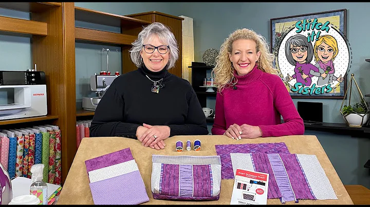 Stitch it! Sisters Serger Techniques Pouch Sewing Tutorial Video S!S 208 by Nancy Zieman Productions