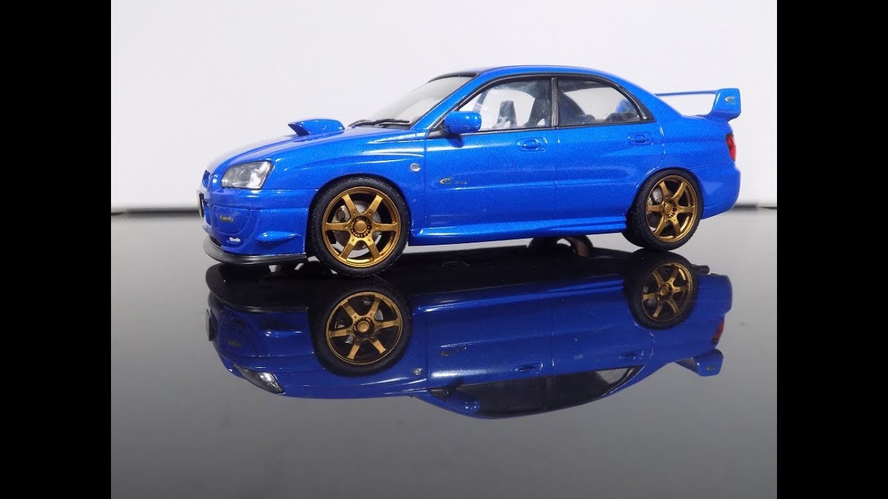 Building Subaru Impreza WRX STI V Limited 1/24 Fujimi