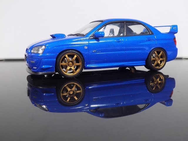 Building Subaru Impreza WRX STI V Limited 1/24 Fujimi - YouTube