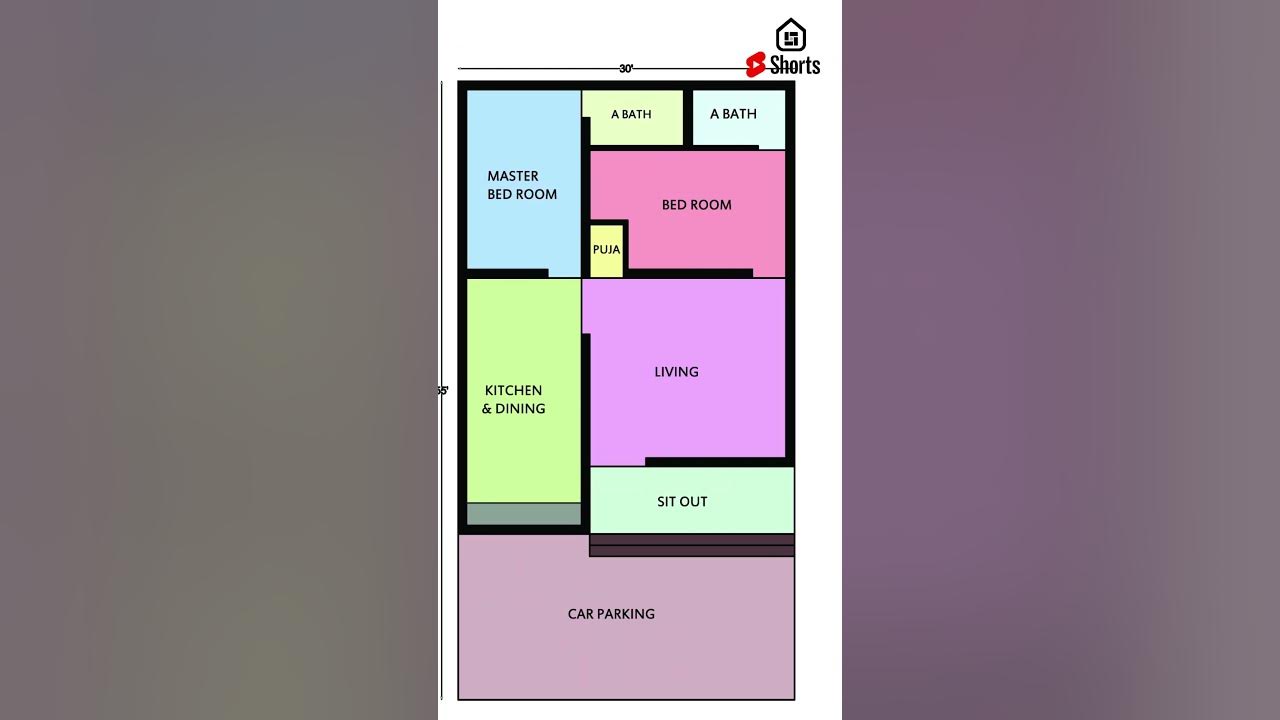 30x55-house-plan-east-facing-plan-34-shorts-home-sketch-youtube