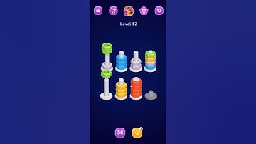 Nut Sort Level 12 #games #mobilegame #nutsort