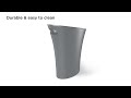 《Umbra》Skinny窄型無蓋垃圾桶(7.5L) | 回收桶 廚餘桶 product youtube thumbnail