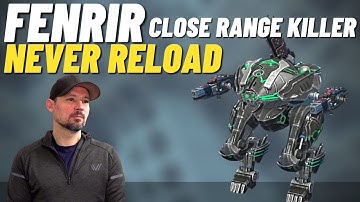 War Robots Fenrir Nucleon Atomizer,  unlimited ammo close range