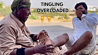 ASMR FEET & LEG CARE MASSAGE FOR MENS MOST TICKLISH & STRESS RELIEF | FOOT REFLEXOLOGY LEG MASSAGE