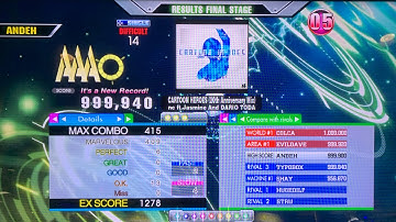 [DDR A3] CARTOON HEROES (20th Anniversary Mix) (DSP-14) 999,940 SDP