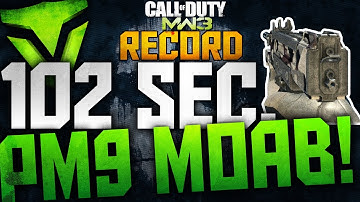 MW3: HECTIC 102 Sec. PM9 MOAB! WORLDS FASTEST! - MW3 (Modern Warfare 3)