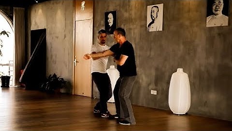 Rare Footage of Push Hands with PK in Shanghai