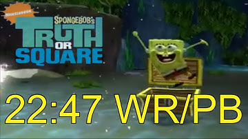 WORLD RECORD!! | 22:47 (Any%) Xbox360 Spongebob