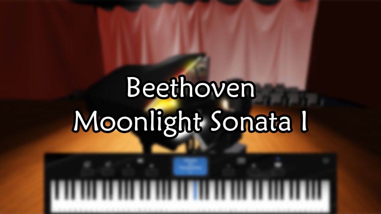Beethoven - Moonlight Sonata I | Roblox Piano
