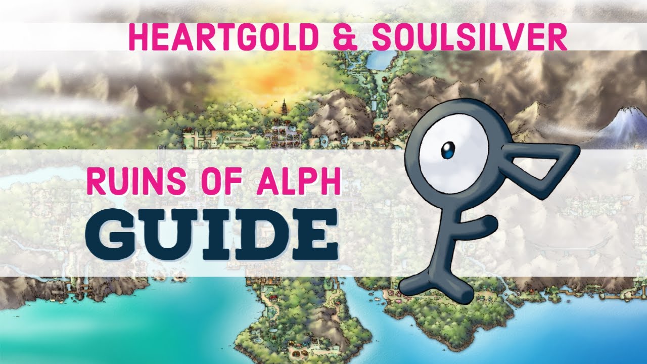 Pokemon Soul Silver Walkthrough Part #08: Ruins of Alph 