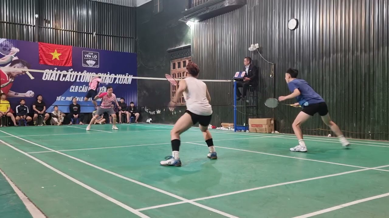 Chung kết hạng A  Minh/Huy Yên Lộ vs Thái/Long Lê Trọng Tấn - Giải cầu lông Yên Lộ chào xuân 2026 