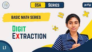 Basic Math | Digit Extraction| CTP DSA Series in Tamil | Java, C++, Python, JS| Crack The Pattern
