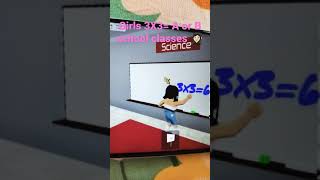 Teache 3X3=9 WHAT A or B school classes?? ? toca boca robloxschool miku 1 funny roblox