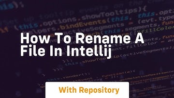 How to rename a file in intellij