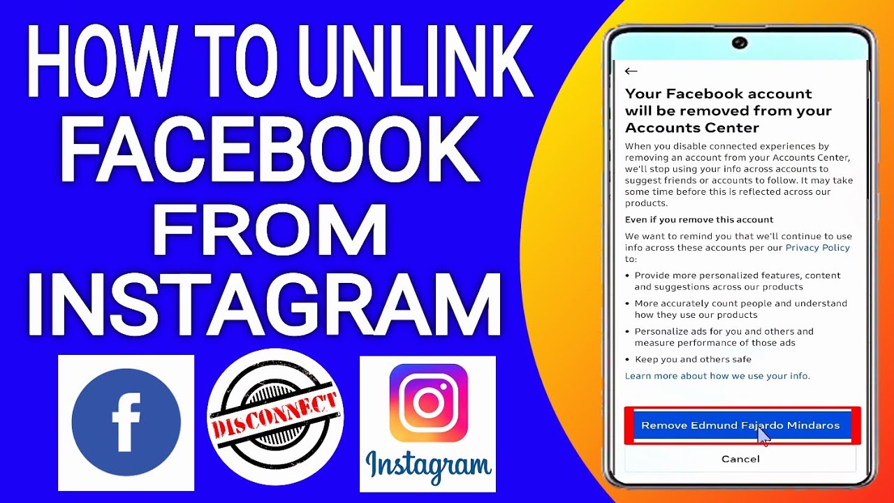 How To Unlink Facebook Account From Instagram | Disconnect Facebook ...