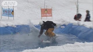 群馬・沼田市のスキー場で今シーズン滑り納め(17/04/30)