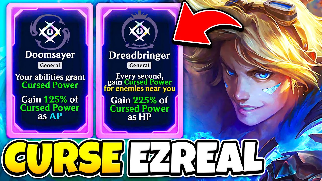 Double Cursed Ezreal: Infinite Stacking Stats | League Arena Gameplay