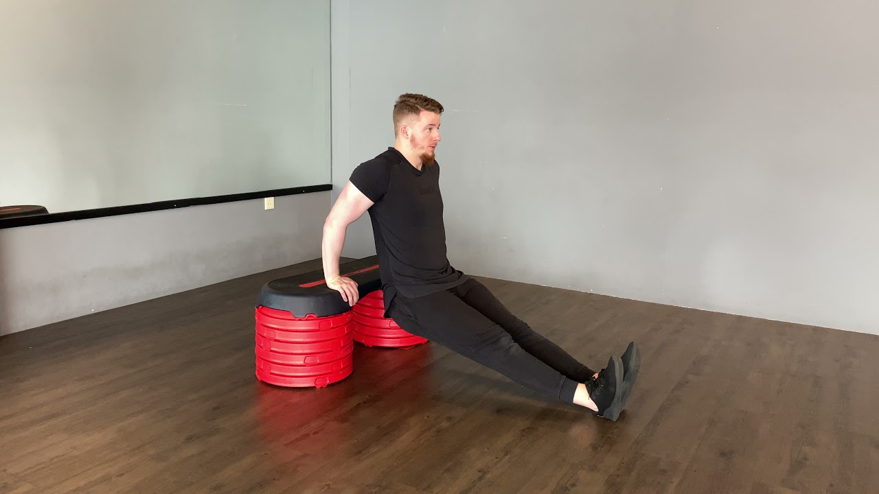 Bodyweight Bench Dips Demonstration YouTube