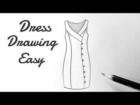 Sketching Of Dress