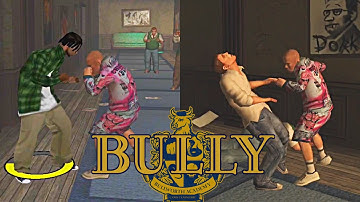 Bully Scholarship Edition Jimmy New Fighting Style Mod Showcase Gameplay