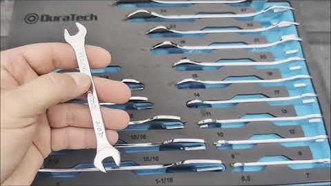 What You Should Know - DURATECH Super-thin Open End Wrench Set