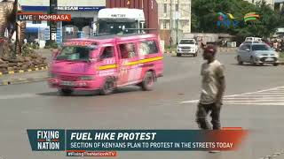 Fuel protest | Mombasa, 9am: Typical morning rush | Kevin Mutai reports.