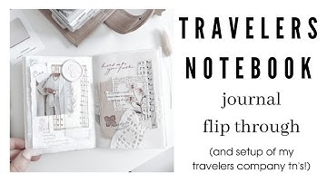 JOURNAL FLIP THROUGH VOL. 1 | Travelers Notebook Setup