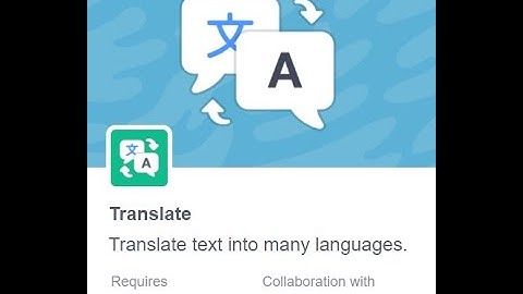 Let us create a Translator with Scratch
