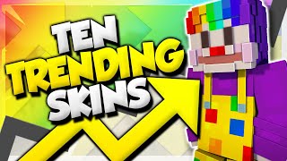 10 Trending Minecraft Skins!