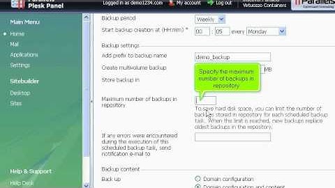 micfo | how to backup and restore files in Plesk