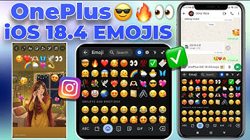 iOS Emoji On Android OnePlus | iOS 18.4 Emojis On OnePlus | iOS Emoji On Android 2025