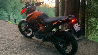 #44-1 KTM 390 Adventure SW | Споласкиваюсь и немного лесной тропинки вдоль р. Охта