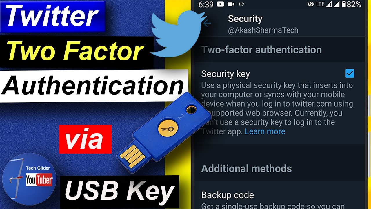 Security key YubiKey for Twitter Security || Yubico Yubikey for Multi