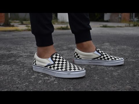 VANS SLIP ON CHECKERBOARD (ESPAÑOL) - YouTube