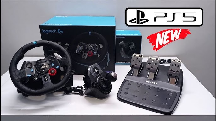 UNBOXING  Logitech G29 DRIVING FORCE para PS4/PS5 + TESTE no game  DRIVECLUB 