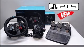 Logitech G29 steering wheel for new PS5/PS4/PS3/PC - Unboxing and Setup