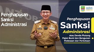 Penghapusan Sanksi Administrasi atau Denda Piutang Pajak Bumi dan Bangunan Pedesaan dan Perkotaan