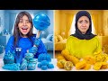 عيشنا بـ لون واحد لمدة 24 ساعه الاصفر ضد الازرق الكابيتانو راح فيها 