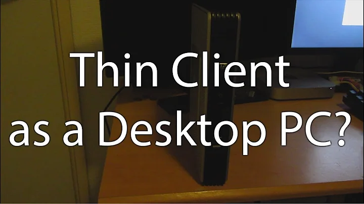 Turning a HP Thin Client T5730W into a Desktop PC