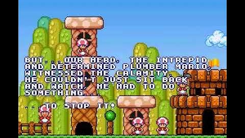 Mario Forever: SMW Edition remake 2021 on SNES (SMW Hack)