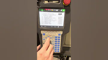 Selecting The Start Program On Fanuc Robot 