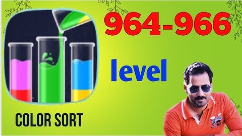 Color sort level 964/966