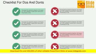 Full Checklist For Dos And Donts Powerpoint Template News