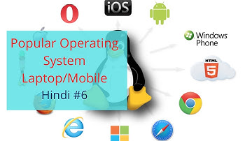 Popular Operating Systems for Desktop/Laptop and Mobile/Tablet 2022 | Examples in Hindi #6