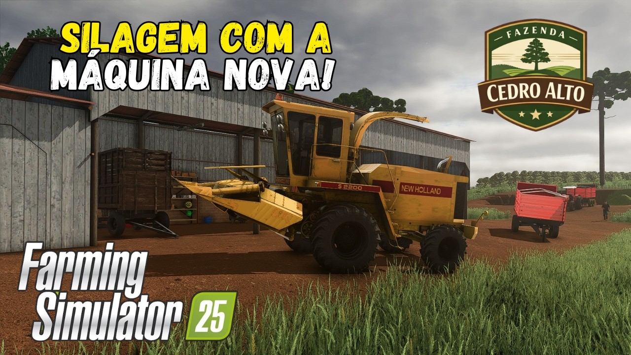 LIDA DA SILAGEM NA FAZENDA DA SERIE ROLEPAY - FAZENDA CEDRO ALTO!