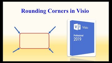 Rounding Corners in Visio | in Hindi