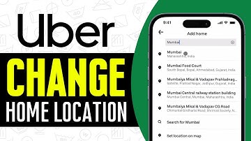 How To Add / Change Home Location On Uber App - Add Home Location in Uber