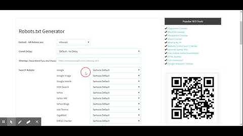 Robots.txt Generator | Crazy Web Services A to Z SEO Tools