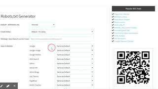 Robots.txt Generator | Crazy Web Services A to Z SEO Tools